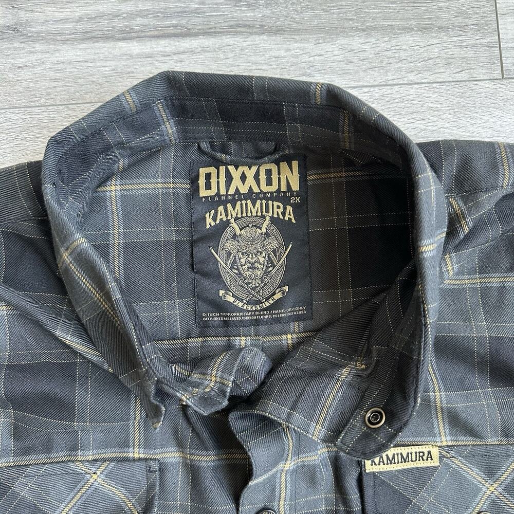 Dixxon Flannel Co. Kamimura Blacksmith Limited Edition Plaid Shirt Mens 2XL - Picture 4 of 7